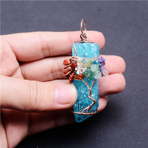 Wire Wrapped Necklace Pendant