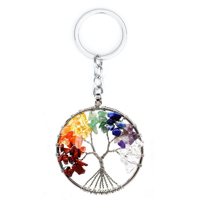 Women's Tree of Life Crystal Necklace