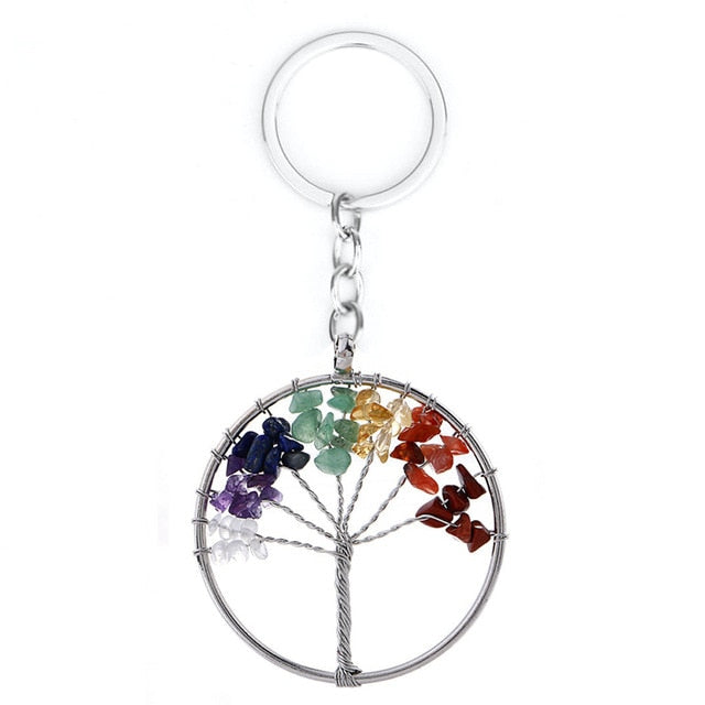 Women's Tree of Life Crystal Necklace