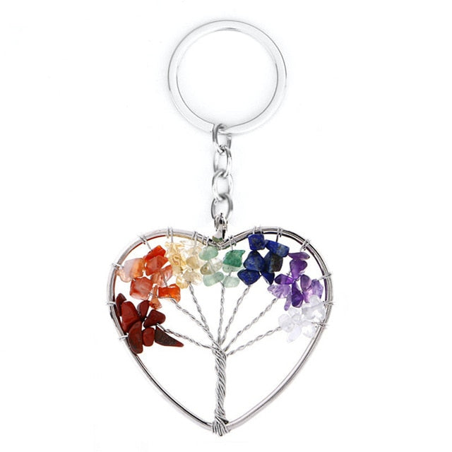 Women's Tree of Life Crystal Necklace