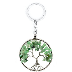 Women's Tree of Life Crystal Necklace