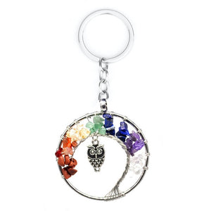 Women's Tree of Life Crystal Necklace