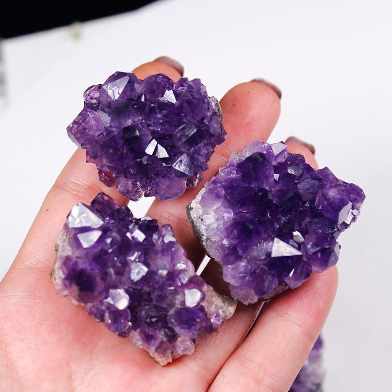 Natural Raw Amethyst Quartz Crystal Stones