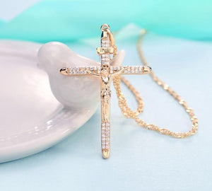 Gold Color Cross Pendant