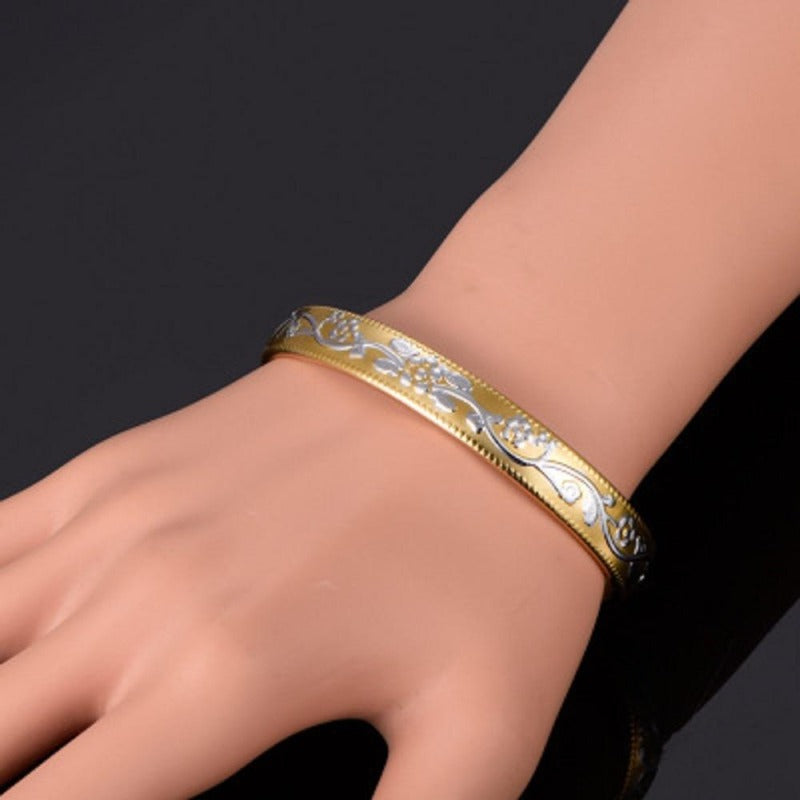 Classic Wealthy Flower Magnetic Therapy Bracelet
