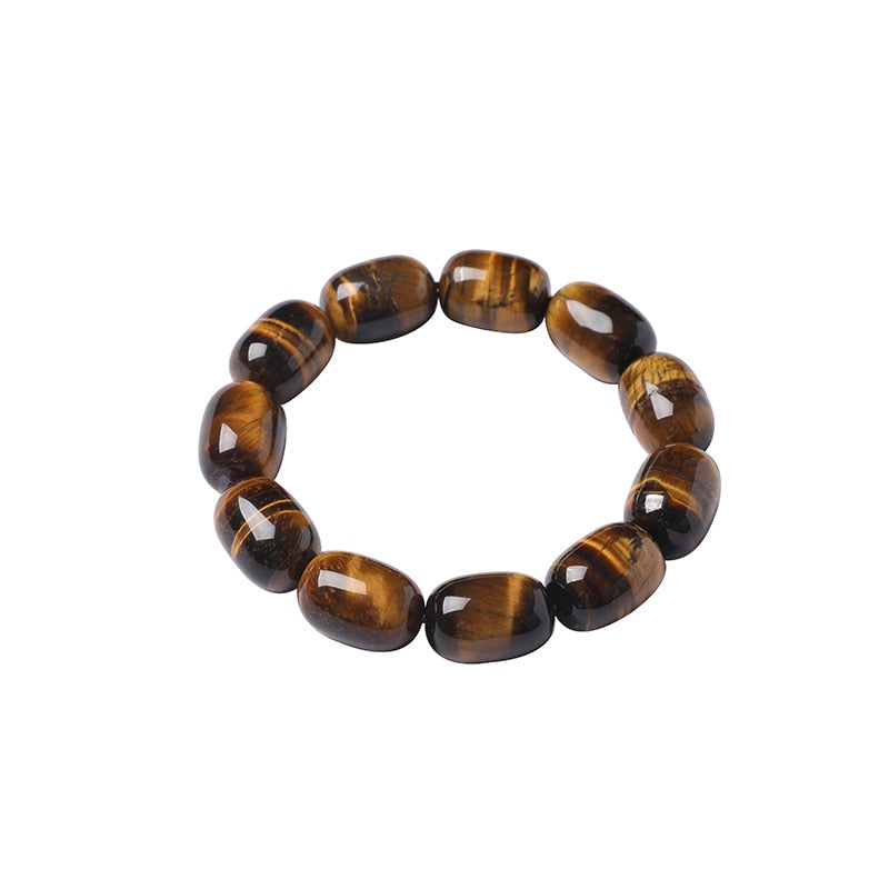 Tiger's Eye Round Stone Bracelet